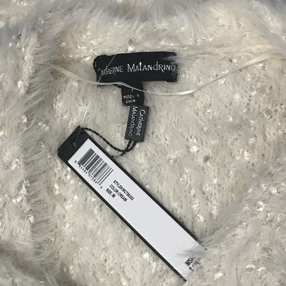 Catherine Malandrino ribbon& eyelash knit cardigan - Picture 16 of 16